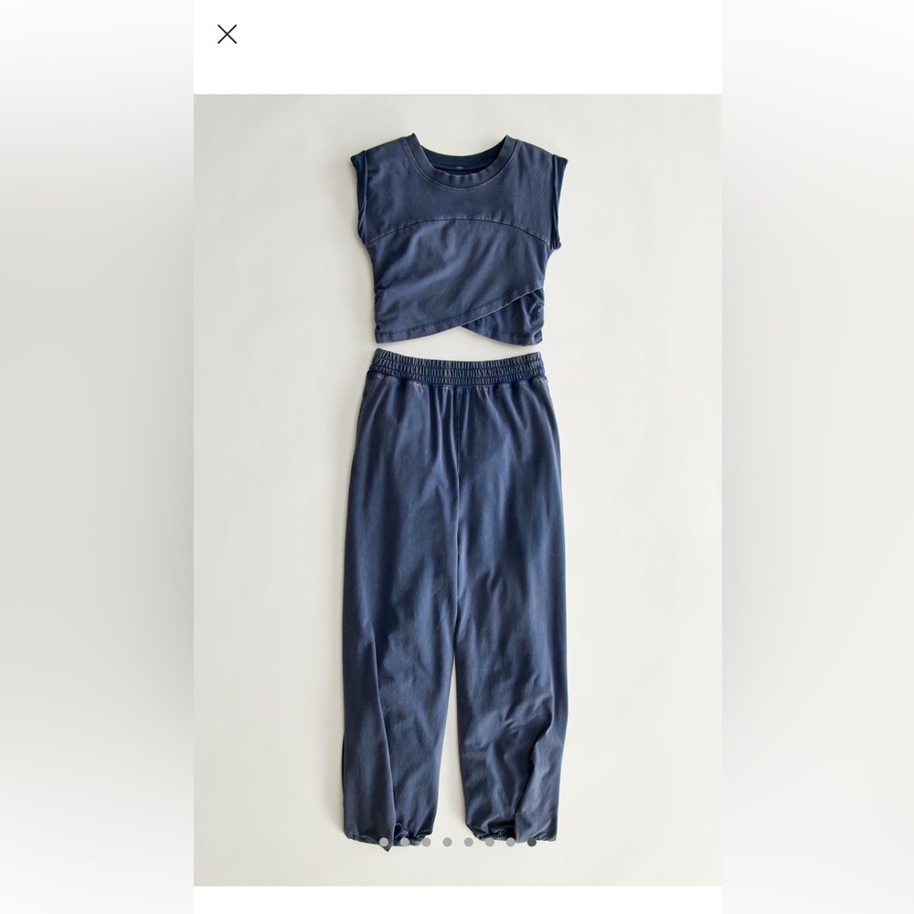 FREE PEOPLE MOVEMENT Hot Shot Crossover Set Midnight Grey